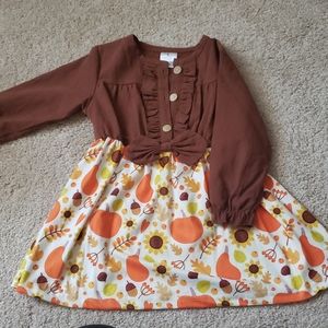 Toddler Thanksgiving/Fall dress